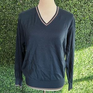 St Croix Heritage Navy Blue Sweater Size M